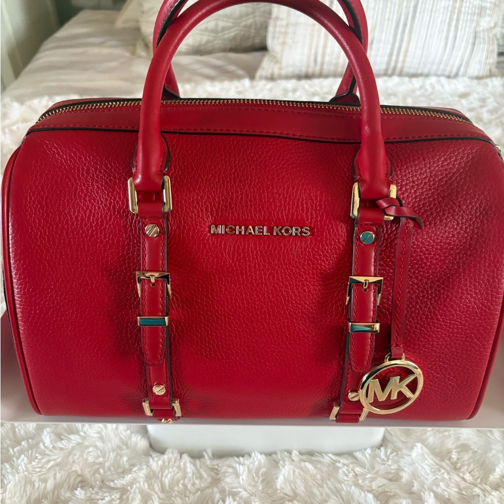 Michael Kors Cherry Red Satchel